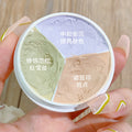 Makeup xixi skin cleansing and long-lasting makeup three-color concealer to cover freckles, spots, acne marks, dark circles, tear trough concealer palette