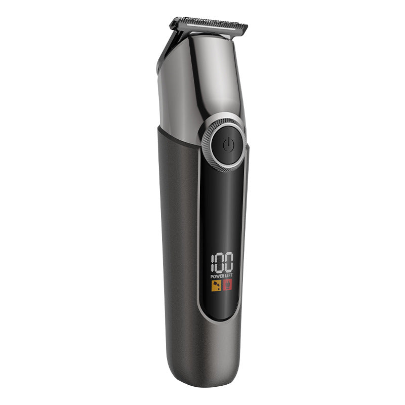 new arrival multifunctional five-in-one electric hairdresser digital display waterproof oil head engraving electric clipper suit