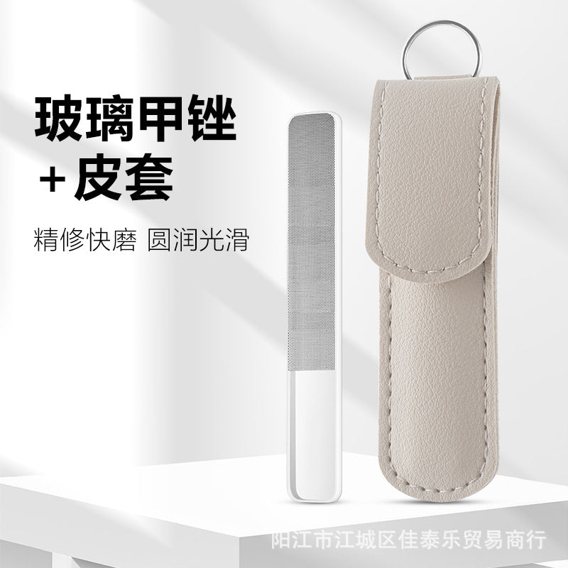 Ready-to-ship nano glass nail file - shaping, sanding, polishing strip - double-sided crystal sanding file - nail art tool