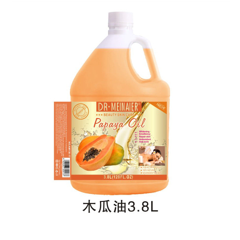 3.8l large bucket massage oil floral fruity brightening facial & body moisturizing olive oil lavender essential oil spa oil