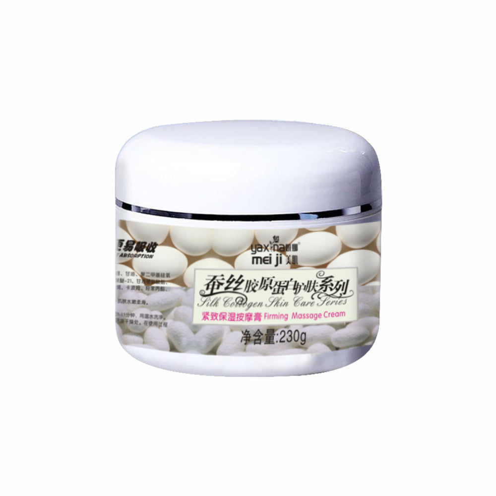 silk collagen skincare set: soothing & repairing cleanser, serum, massage cream - wholesale for beauty salons