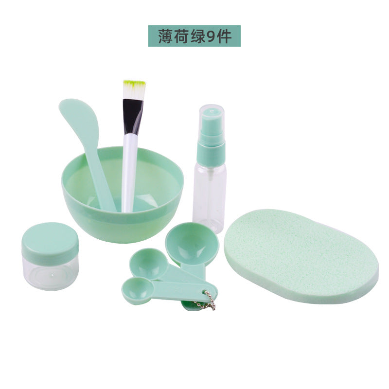 Silicone mask bowl soft gel beauty mixing bowl full set with 11-piece mask applicator set - wholesale beauty salon tools