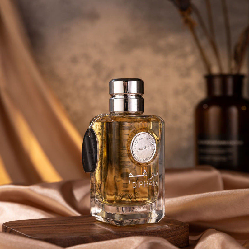 men perfume dirham100ml arabian middle eastern style grids dubai perfume for men and women long-lasting spray