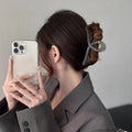Classy sense of exquisite back head hair clip large hairpin female summer hair volume shark clip hair headwear hair accessories