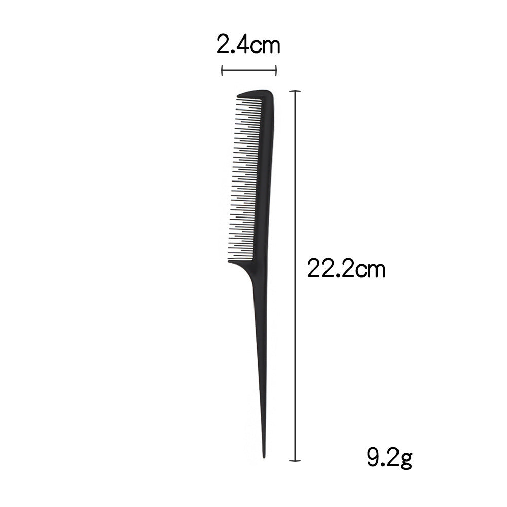 Hairdressing comb cross-border various combs barber shop special comb pointed tail dual-purpose oil head comb can be printed with logo and fixed color