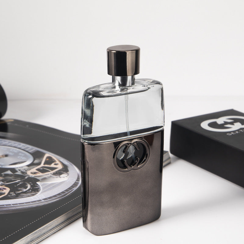 Black guilty love men's cologne - long-lasting, fresh, and woody fragrance for the modern gentleman (cross-border perfume)