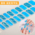 Zhengxiang custom gel nail stickers - waterproof uv gel therapy nail art stickers - 3d glitter, cat eye, and sparkle nail decals - european & american style