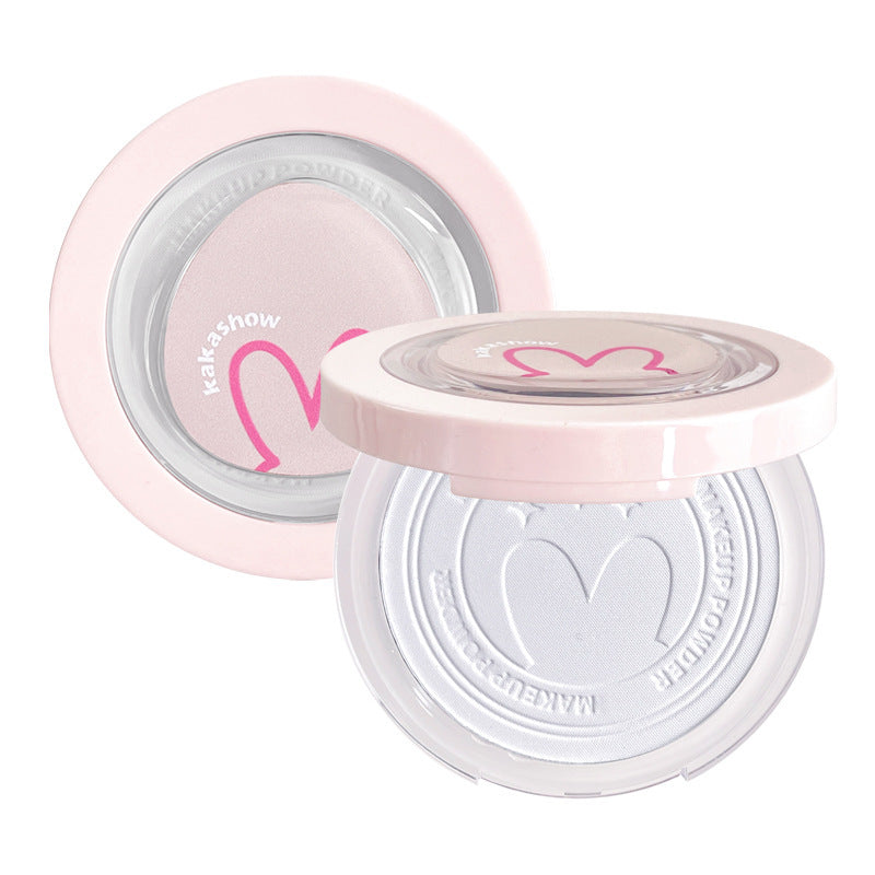 Makeup kakashow soft focus setting powder oil control long-lasting waterproof non-removing makeup concealer powder large white cake loose powder