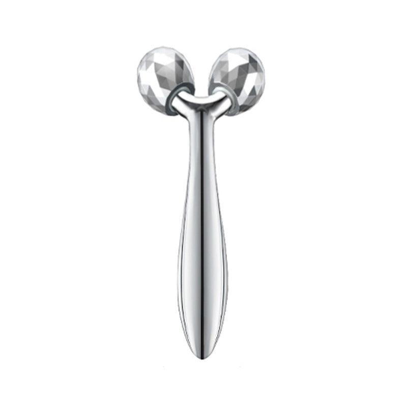 bestseller: 3d roller facial massager - zinc alloy massage wand for face lifting, firming, and eye massage