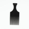 oil head styling comb, plastic fist comb, black hair salon beauty comb, printed logo