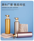 Custom 500ml lotion bottles - press-type hand sanitizer dispenser, refillable plastic bottles for shampoo and body wash