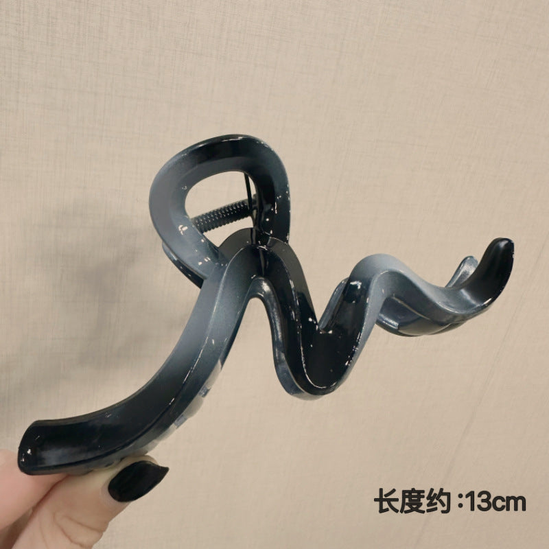 Korean autumn/winter premium hair clips - exquisite claw clips for updos, large size shark clips for thick hair, women's hair accessories