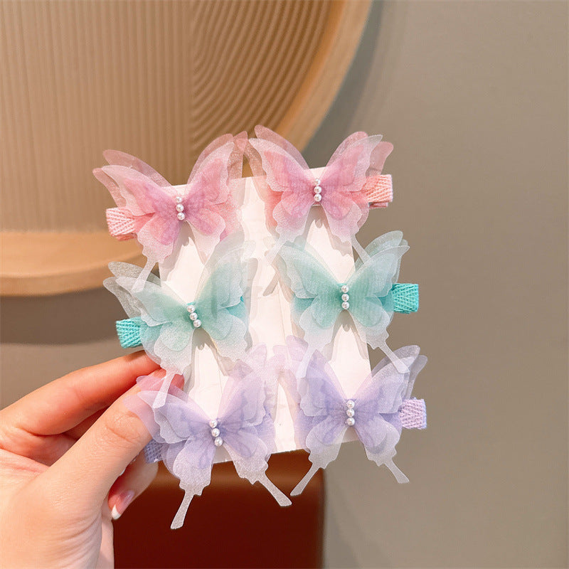 New butterfly hair clips - cute hair accessories for girls and babies - hairpins for little girls - bangs and side hair clips
