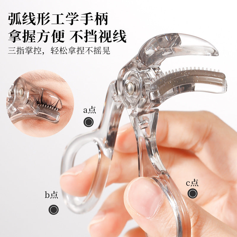 Xixi one-clip curling comb teeth eyelash curler wide angle nature curling long-lasting hair-styling sunflower partial eyelash curler
