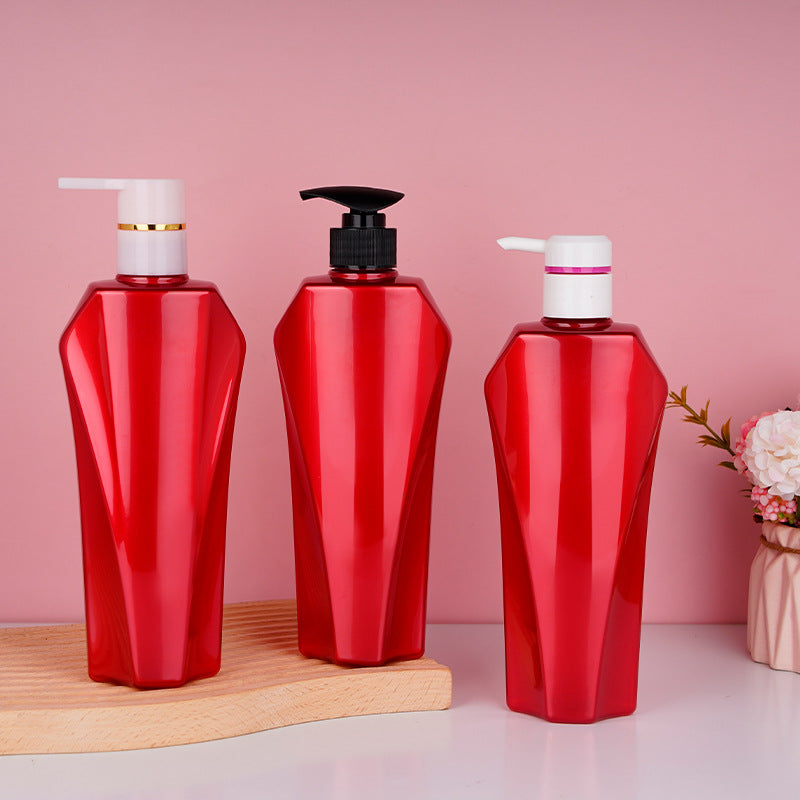 Dispensing bottle shampoo shower gel conditioner push-type household plastic empty bottle 500ml