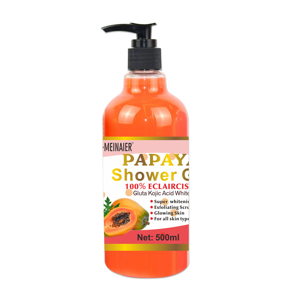 500ml shower gel, silky and smooth skin, rich foam, refreshing, moisturizing, gentle cleansing, export