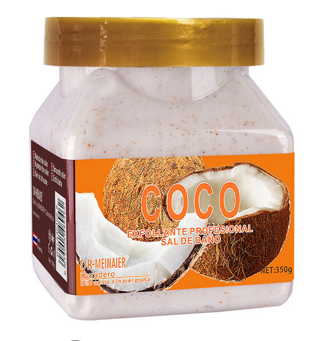ice cream body & face scrub - fruity exfoliating, moisturizing, cleansing bath salt body scrub