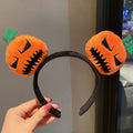 Cartoon doll hair accessories women's holiday dress up performance headwear decoration devil pumpkin headband funny halloween hairband