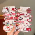 Girl's acrylic cartoon hair clip side clip no hair damage bb clip headwear girl's cute bangs broken hair clip