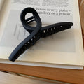 Brown series cross large gripper early autumn new arrival frosted hair clip frenchcasualelegantretro shark clip hair accessories