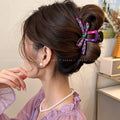 Dopamine drip oil stereobows streamer new arrival hair clip classy sense easiest for match shark hair clip back of head hair