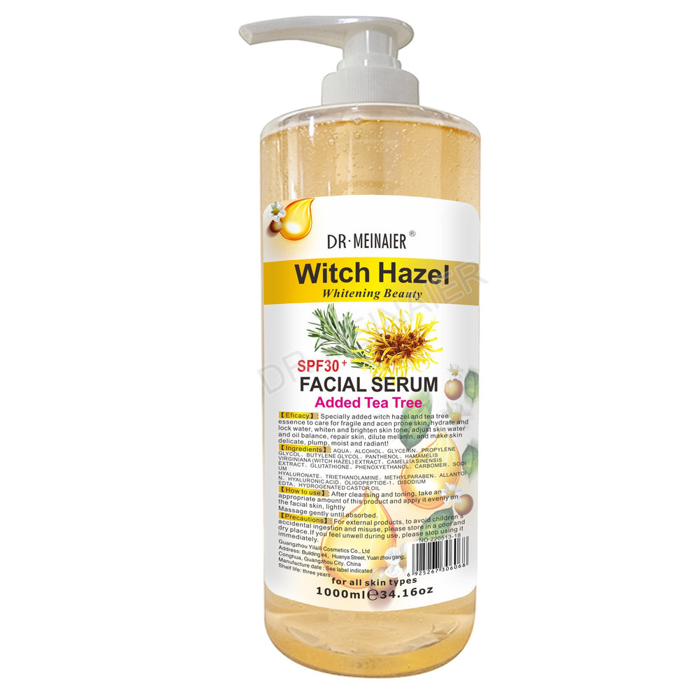 export hydrating & repairing tea tree witch hazel essence - moisturizing, brightening, and firming niacinamide serum 1000ml