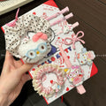 [9-piece set] cute apron glasses cartoon cat student duck clip girl hairpin sweet girl hairpin hair accessories