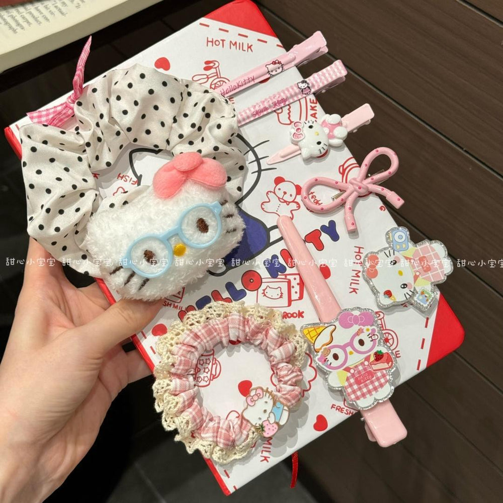 Cute sweetheart apron glasses card student clip duckbill clip makeup clip girl hair clip sweetgirl hair clip hair accessories