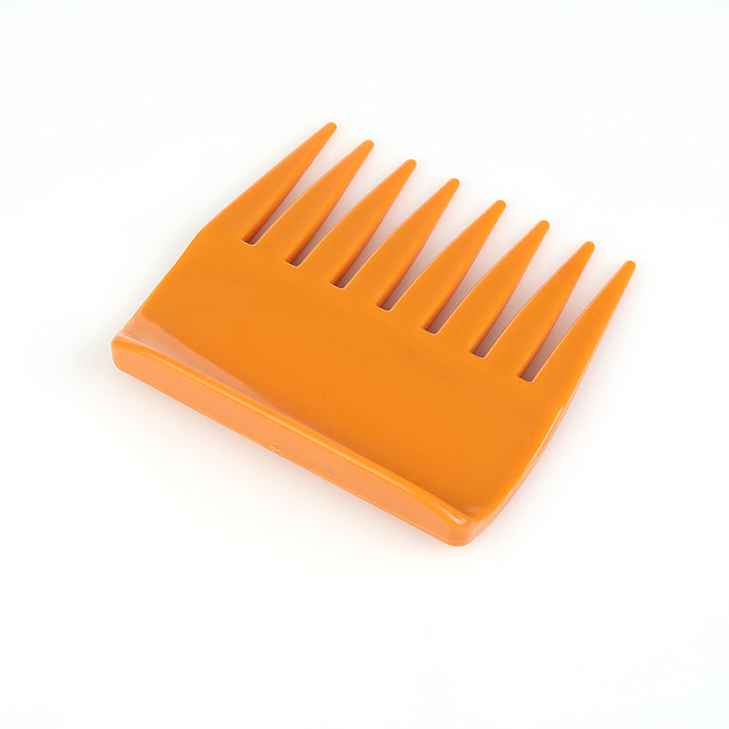 Men's airplane head, big back head, oil head styling handy gadget, wide tooth comb, big knife comb, retro texture styling oil head comb
