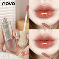 Novo qinrun translucent water gloss lip glaze, whitening pure desire style, waterproof, not easy to fade, non-stick cup