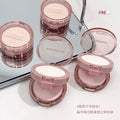 Kakashow double-layer matte highlighter powder - natural, sculpting, oil-control, setting, and brightening duo-chrome powder for women