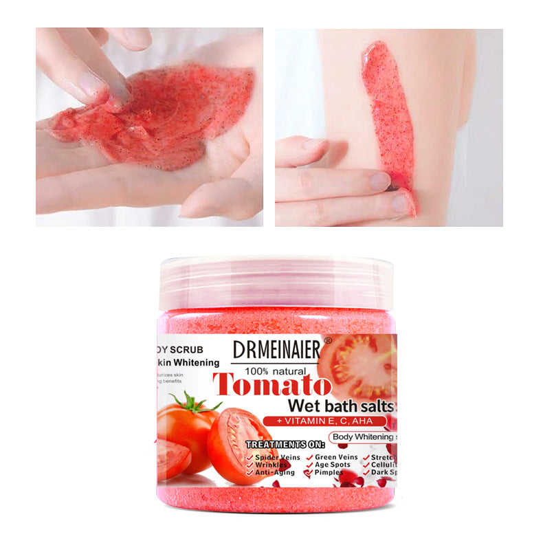 export tomato exfoliating bath salt - fragrant bath salts for exfoliation, removing keratin, deep cleansing, and soaking. wholesale available