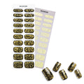 Zhengxiang custom gel nail stickers - waterproof, sparkling cloud brocade uv semi-cured nail art stickers - cross-border e-commerce for us & european amazon