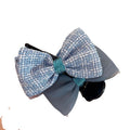 Hair claw clip bun maker - 2024 new bow hair clip - princess style, niche, french, and trendy ins hair claw