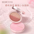 Marco andy's tipsy gradient blush peach whitening sunset golden orange nature nude makeup student party matte rouge