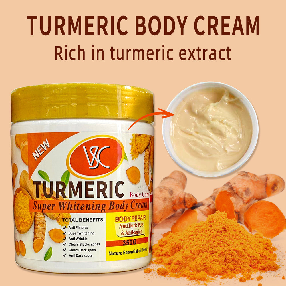 turmeric body cream facial body brightening moisturizing turmeric face cream 350g moisturizing skin care export wholesale