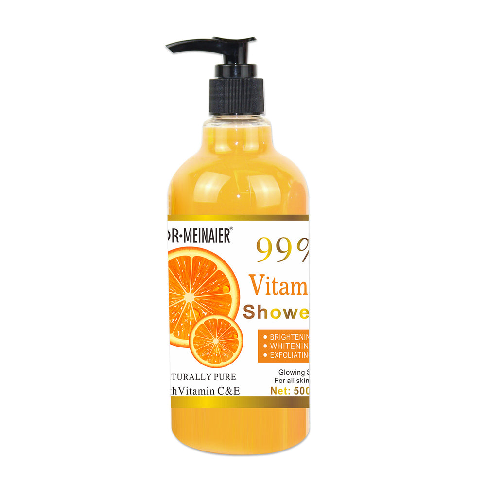 export arbutin pearlescent shower gel 500ml - rich lather cleansing aha fruit acid fragrance shower gel
