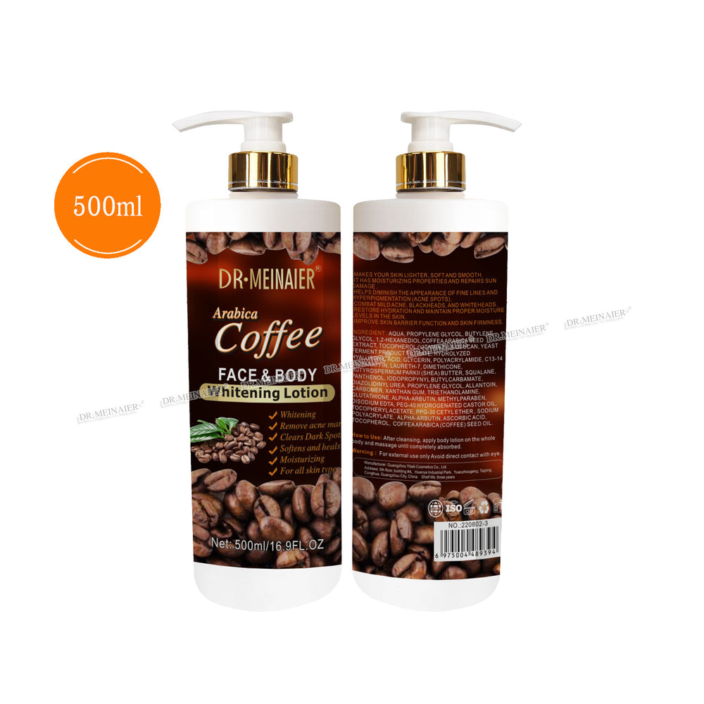 coffee body lotion, skin lotion, skin brightening lotion, moisturizing lotion, black removal lotion, export wholesale