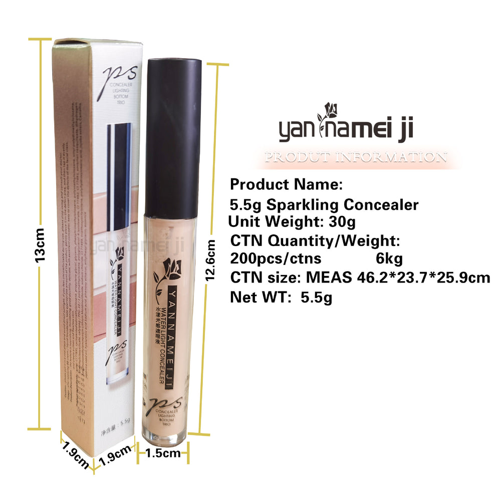 aqua glow concealer, nude makeup, acne mark covering, primer, contouring stick, moisturizing, long-lasting isolation liquid foundation