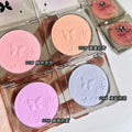 Makeup biya biya clear and slightly tipsy embossed blush for women matte super nature nude makeup contouring low saturation rouge