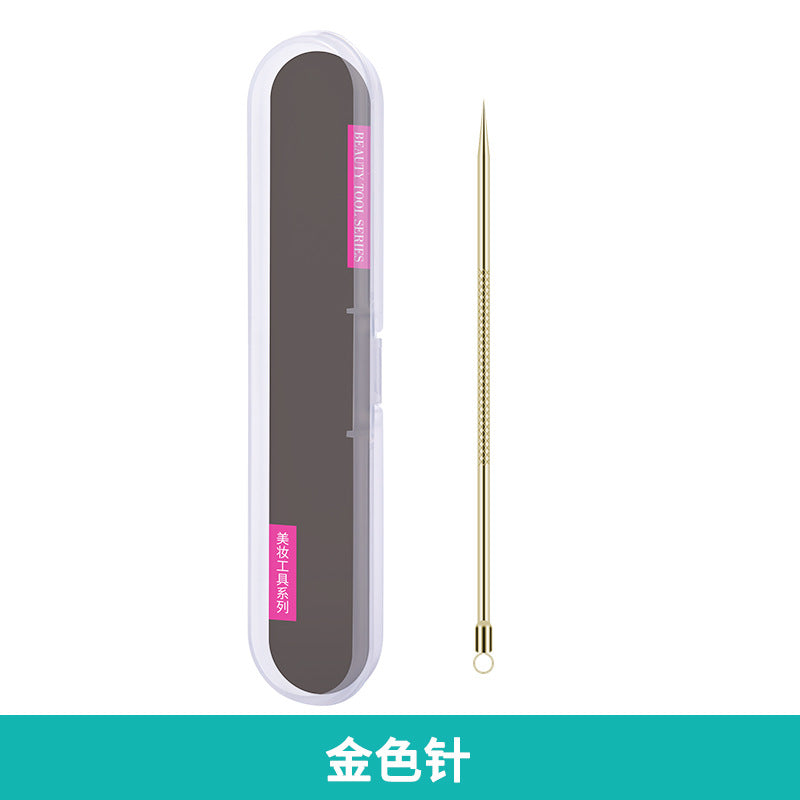 Factory direct stainless steel blackhead remover kit - includes ultra-fine tweezers, blackhead extractor, and acne pimple popping tool