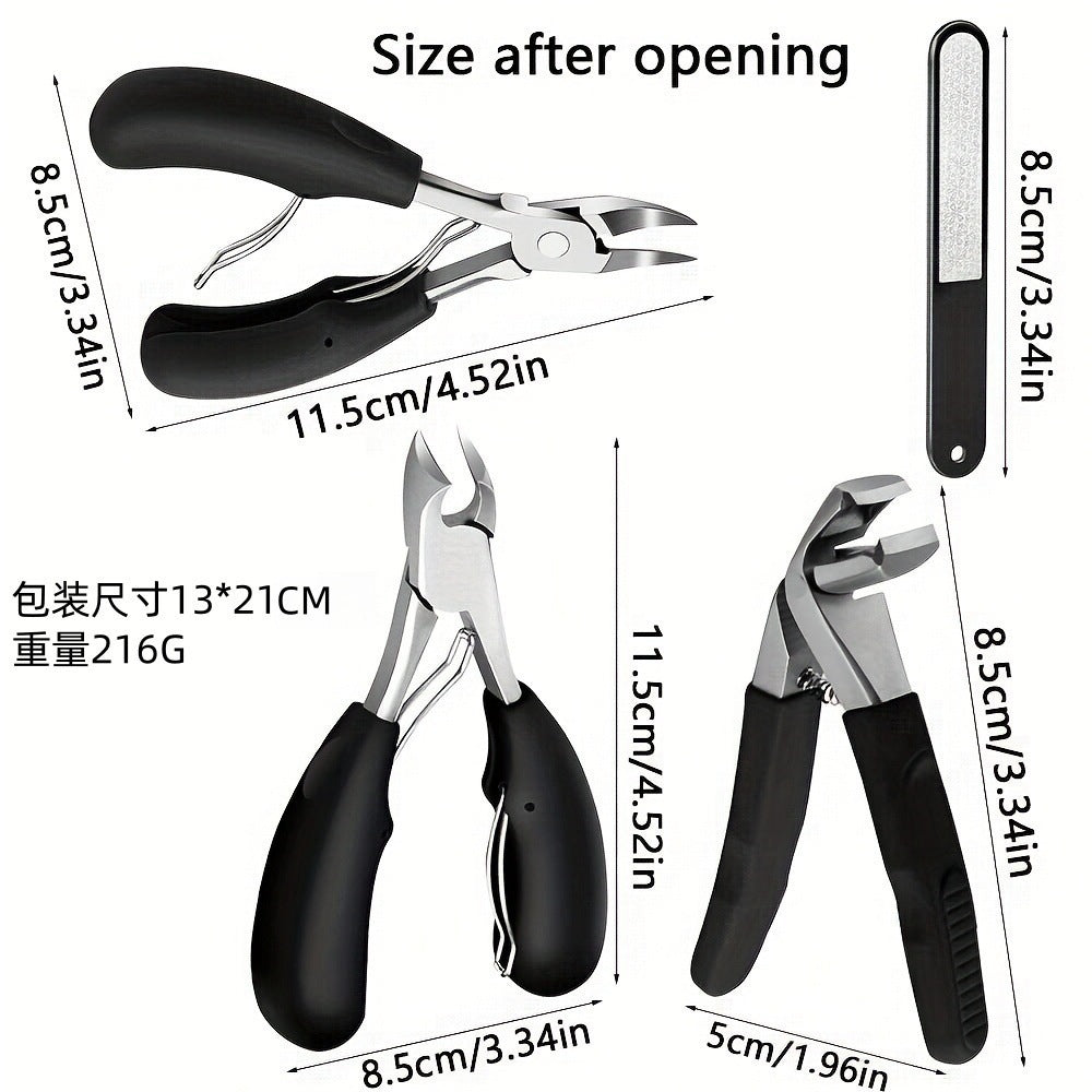 amazon nail clippers and nail groove pliers combo suit, eagle mouth pliers, special manicure tools for ingrown nails and thick toes