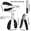 amazon nail clippers and nail groove pliers combo suit, eagle mouth pliers, special manicure tools for ingrown nails and thick toes