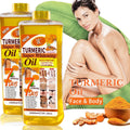 turmeric oil 1000ml, kojic acid oil, facial & body tea tree massage oil, massage & spa, cross-border wholesale