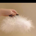 Shark clip fall and winter style feather clip classy sense ostrich hair clip back of head hair clip super fairy headwear