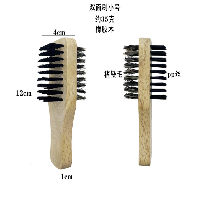 bristle beard brush head brush broken hair brush hairdressing hair brush soft bristle wooden handle neck brush cleaning brush hairdressing supplies