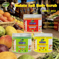 molato salt body scrub fruit scrub exfoliating body cleansing bath salt 500g batch