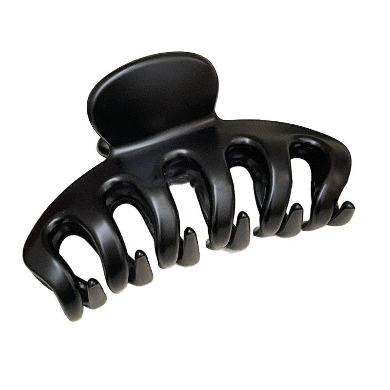 Simple korean style acrylic shark clip - high-end, elegant hair clip for the back of the head - large hair claw clip for women - new 2026 collection