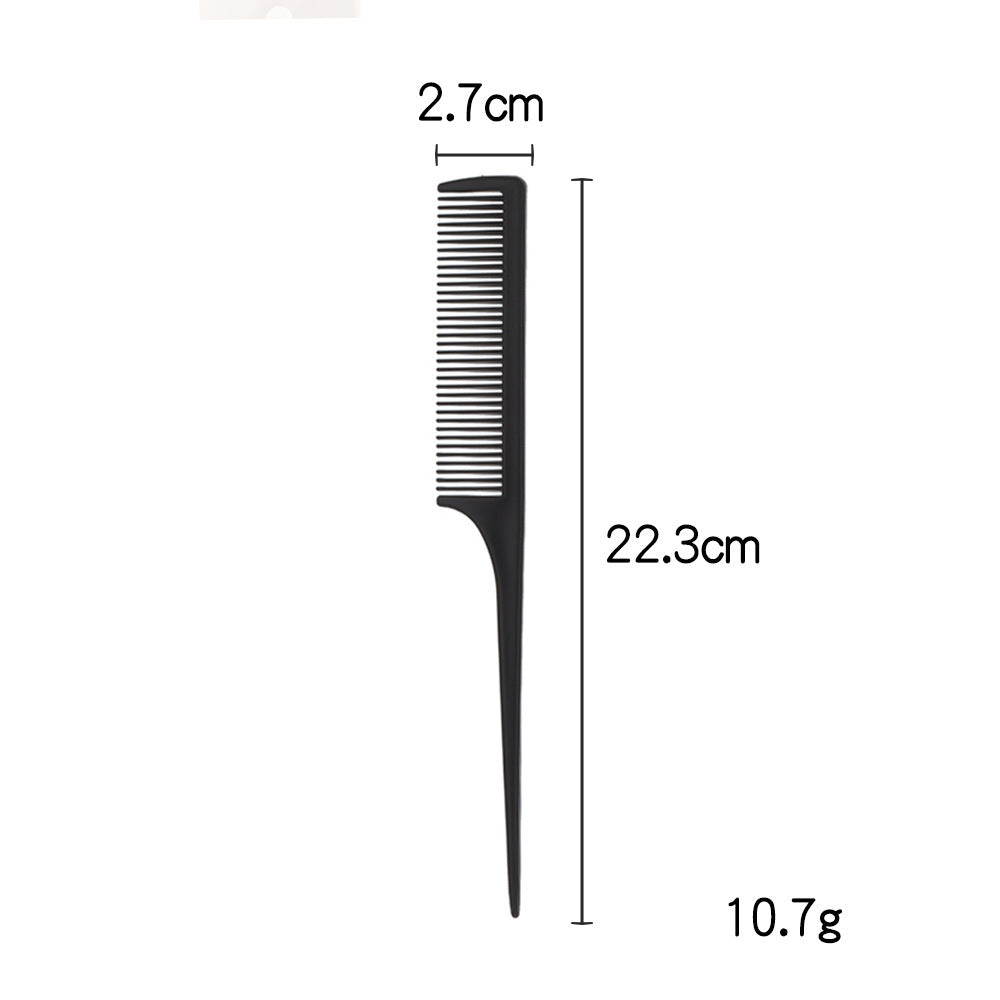 Hairdressing comb cross-border various combs barber shop special comb pointed tail dual-purpose oil head comb can be printed with logo and fixed color