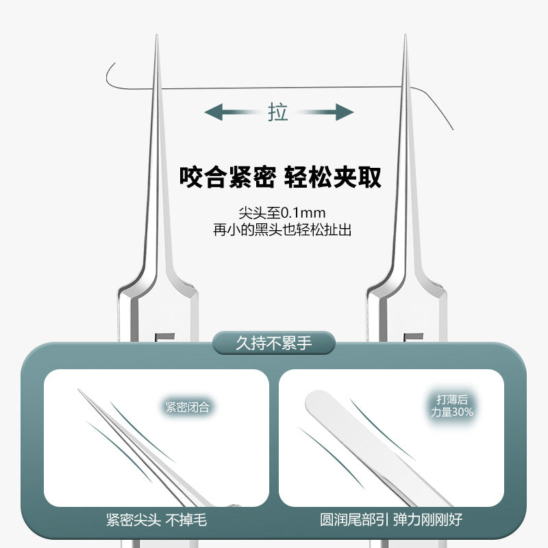 New hot-selling stainless steel acne needle acne clip suit cell clip acne needle suit beauty tool wholesale